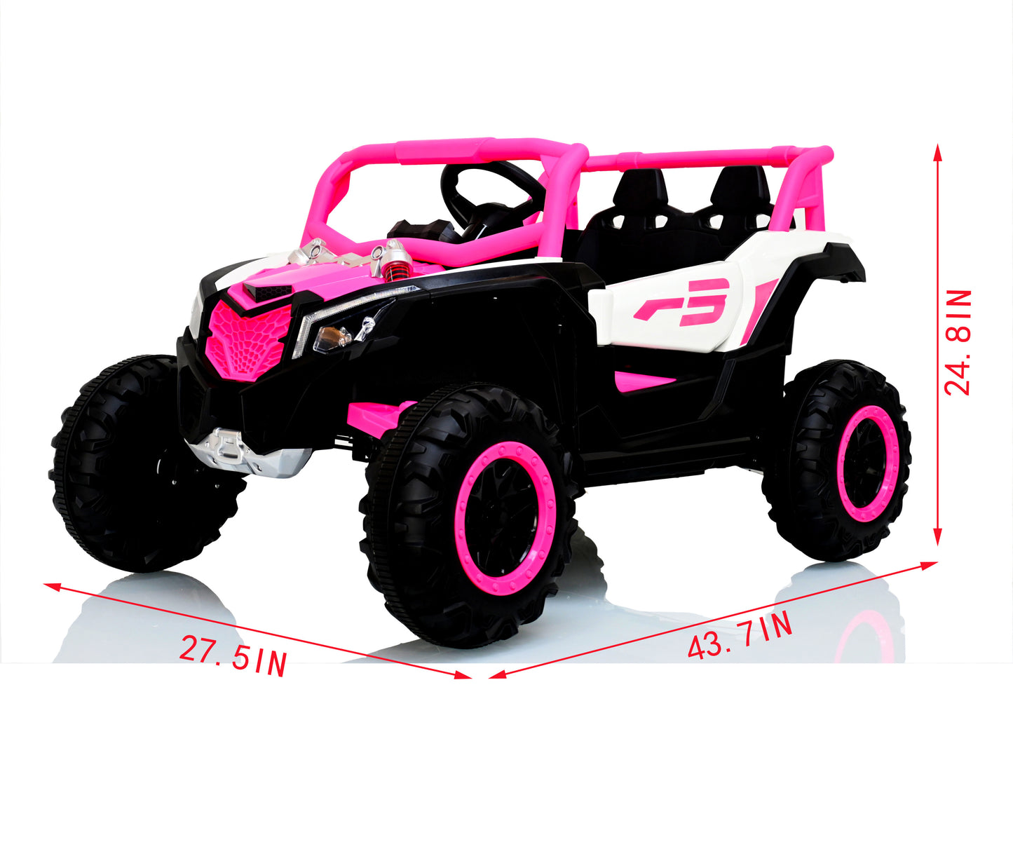 ride on car, kids electric UTV car,  2 Seat Ride On Car for Kids,12V Ride On UTV Toy,4WD Electric Car with  remote control /Swing/ for 3~6 years boys/girls