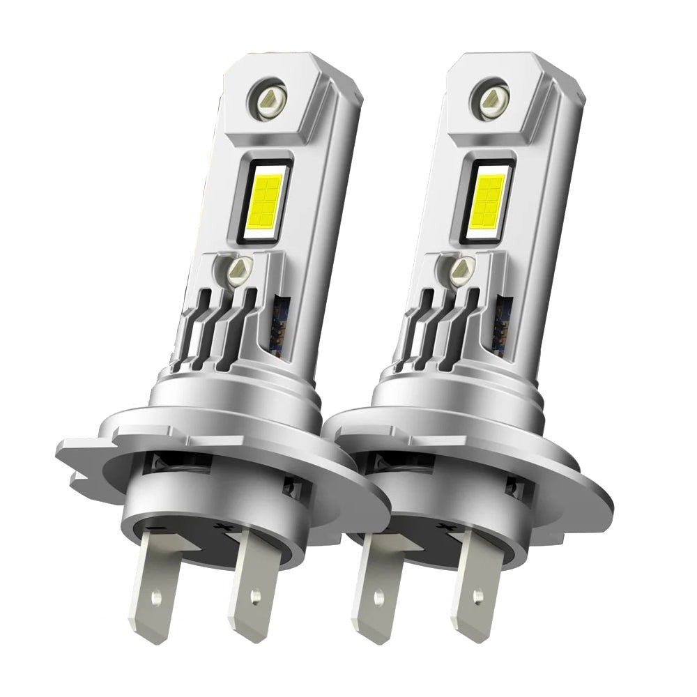 2Pcs Turbo H7 LED Canbus No Error Headlight Bulbs with Fan 100W High Power H7 LED Car Head Light Lamp CSP Chip 20000LM