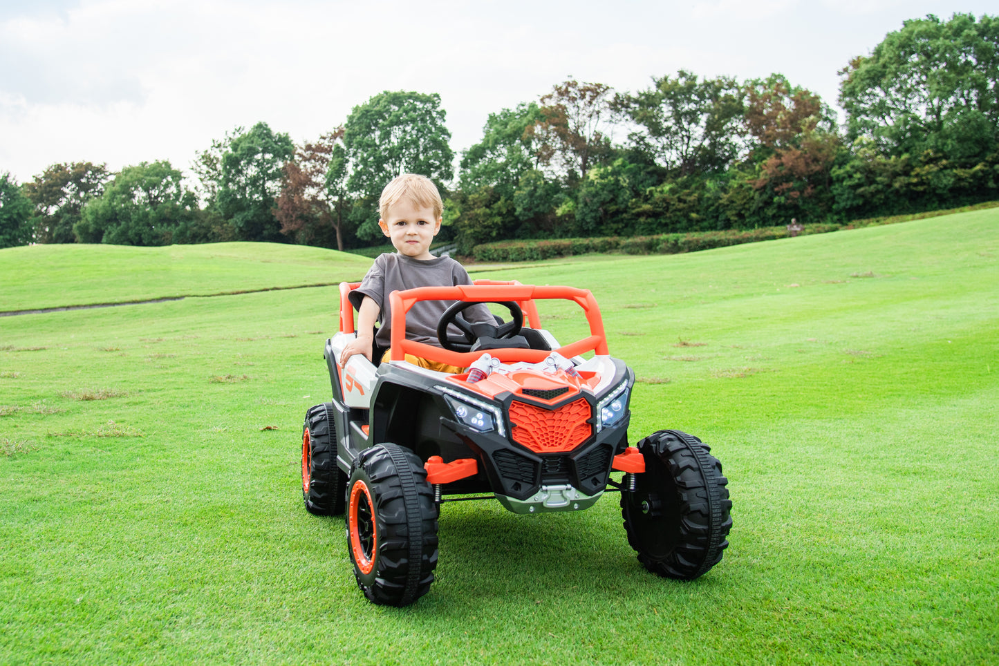 ride on car, kids electric UTV car,  2 Seat Ride On Car for Kids,12V Ride On UTV Toy,4WD Electric Car with  remote control /Swing/ for 3~6 years boys/girls