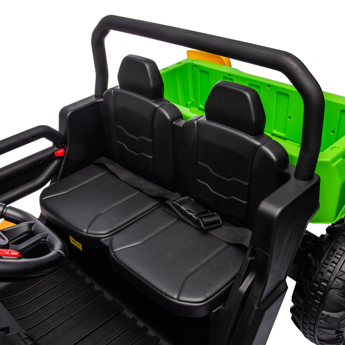 24V Ride On Truck 2 Seater Ride On UTV with 2x200W Motor Ride On Dump Truck with Dump Bed/Shovel Ride On Car with Remote Control Electric Vehicle with  Non-slip tyre for Boys Girls