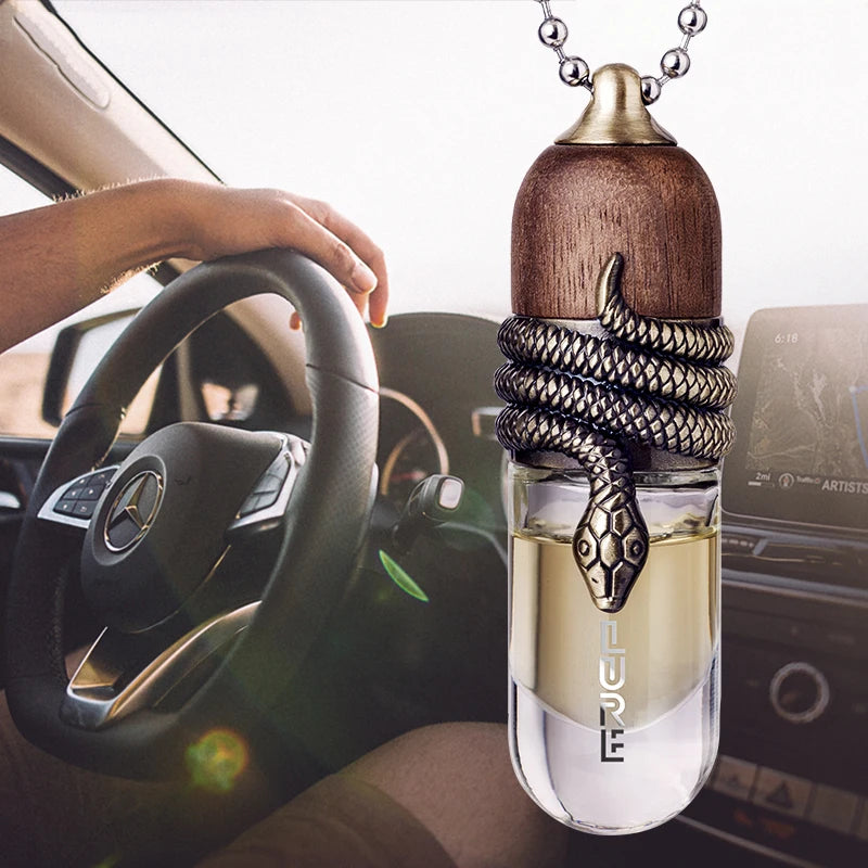 Luxury style Car Air Freshener Hanging Perfume Pendant Bottle Auto Essential Oils Perfume Bottle Diffuser Automobiles Ornaments