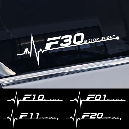 2PCS/Lot Car Side Window Stickers Decals Accessories For BMW F30 F20 F10 F31 F11 F34 F01 F07 F12 F18 F32 F33 F35 F45 F46 F82 F85