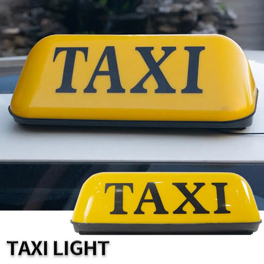 12v Taxi Sign Light Car Taxi Sign Light Universal 12v Vehicle Taxi Sign Light with Strong Magnetic Base Super Bright for Auto