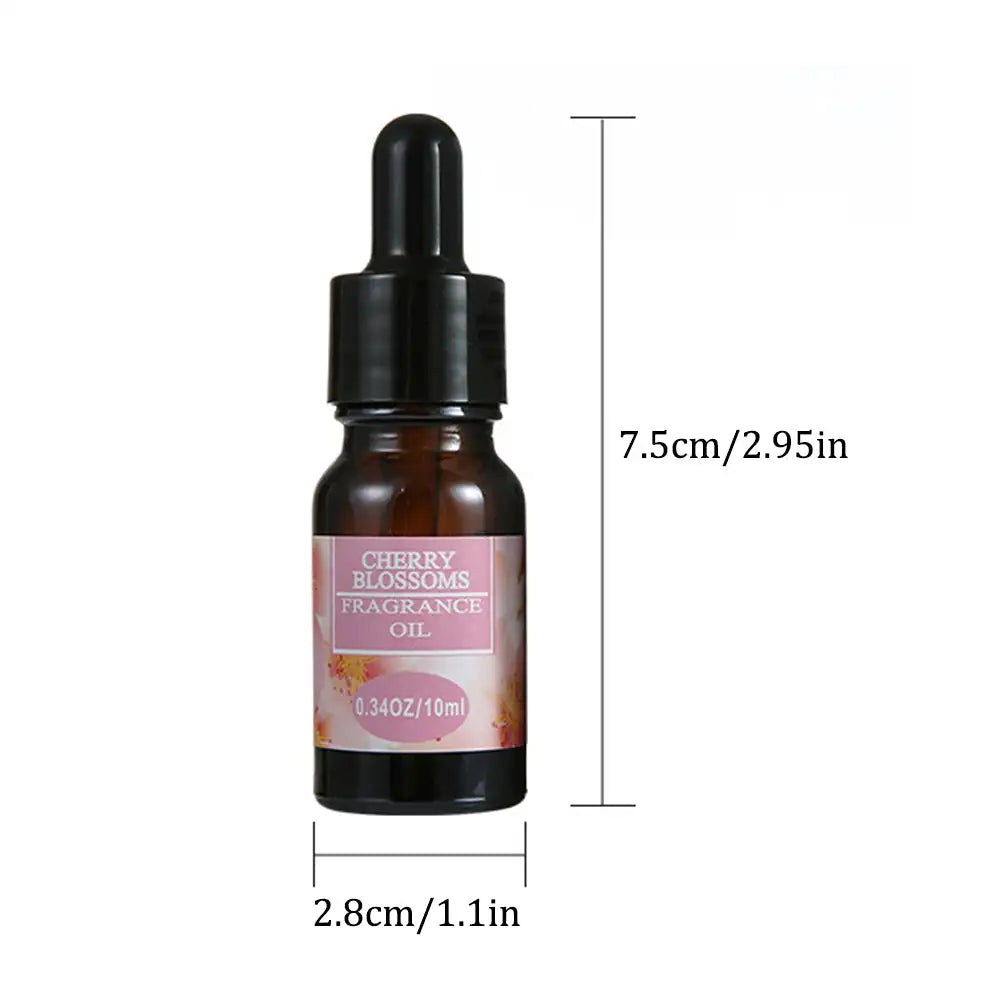 10ml Car Perfume Refill Liquid Flavors Essential Oil with Dropper Car Air Freshener Refill for Aroma Diffuser Air Humidifier