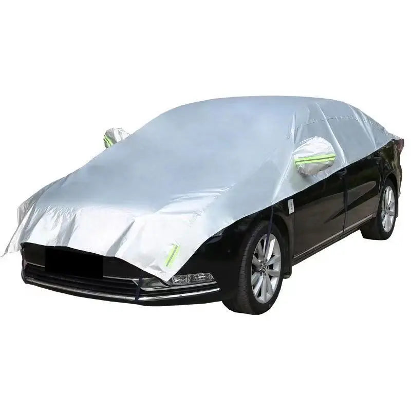 Car sunshade half cover car clothes thickened sun protection heat insulation cover rain snow prevention half body cover