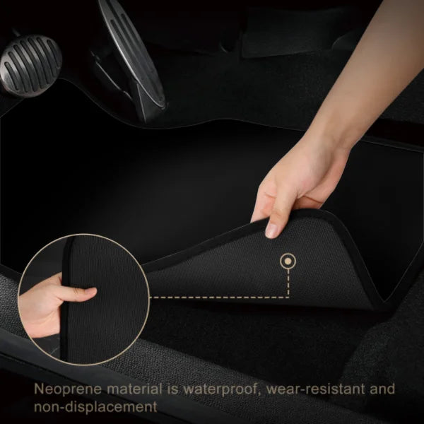 Friends Tv Show Poster Car Mats Car Front and Rear Floor mats General Non-Slip Rubber car Carpets 4-Piece Waterproof Floor