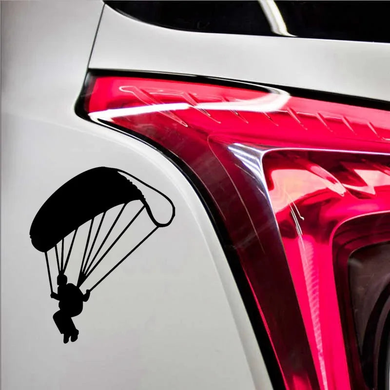 CS31147# Various Sizes Car Sticker Die-Cut Vinyl Decal Paraglider Waterproof Auto Decors on Car Body Bumper Rear Window