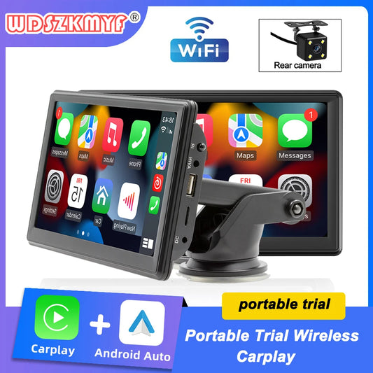 7 Inch Portable Car Radio Multimedia Video Player Wireless Carplay Android Car Intelligent Systems Touch Screen Universal