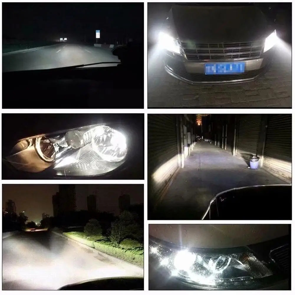 1Pcs H1 H3 Car LED Bulb 12V 6000K White Super Bright 5630 High Auto Car Driving Power DRL Lamp Fog Light 10-SMD J0C5