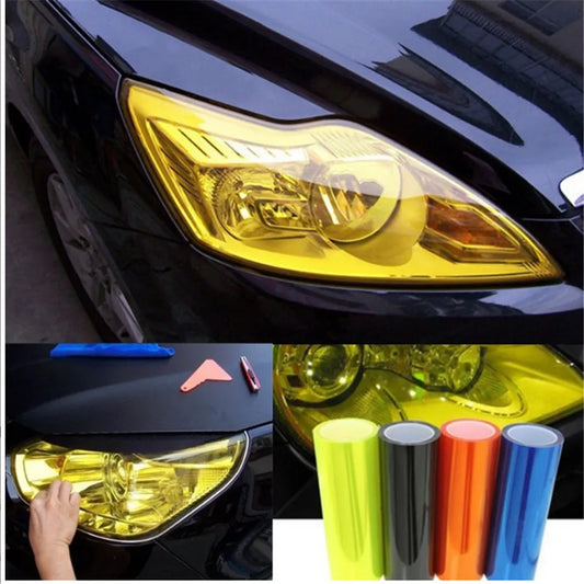 1 Pc 30 * 60 cm Car Light Sticker Film for Mercedes W204 W203 W211 BMW E46 E39 E60