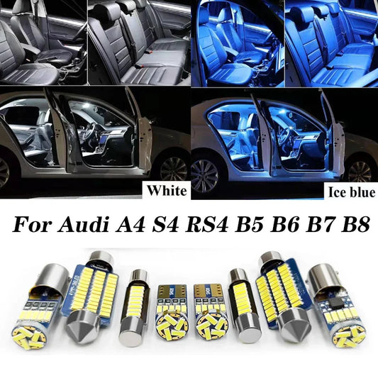 Canbus For Audi A4 S4 RS4 B5 B6 B7 B8 Avant Sedan 1996 1998 1999 2002 2003 2005 2007 2009 Accessories Interior Light LED