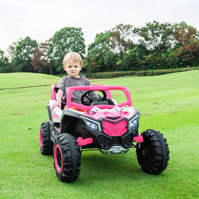 ride on car, kids electric UTV car,  2 Seat Ride On Car for Kids,12V Ride On UTV Toy,4WD Electric Car with  remote control /Swing/ for 3~6 years boys/girls