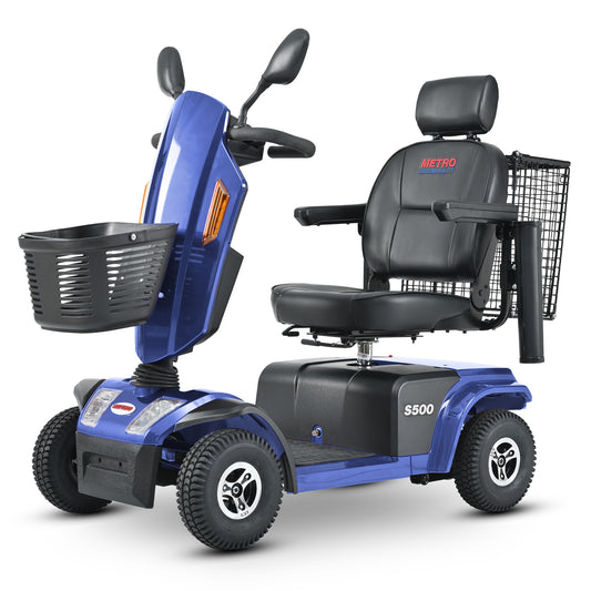 S500-BLUE Heavy Duty Mobility Scooter