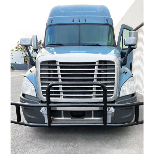 Front Bumper Deer Guard for Freightliner Cascadia 2008-2017 with Bracket