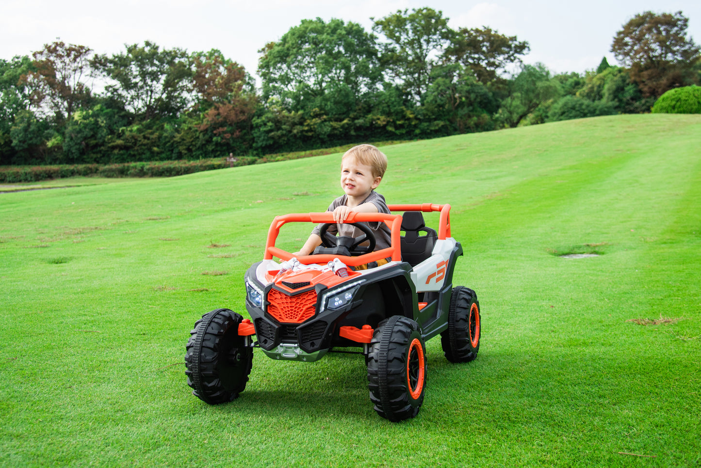 ride on car, kids electric UTV car,  2 Seat Ride On Car for Kids,12V Ride On UTV Toy,4WD Electric Car with  remote control /Swing/ for 3~6 years boys/girls