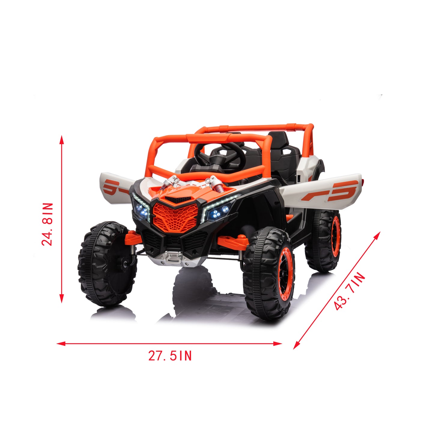 ride on car, kids electric UTV car,  2 Seat Ride On Car for Kids,12V Ride On UTV Toy,4WD Electric Car with  remote control /Swing/ for 3~6 years boys/girls