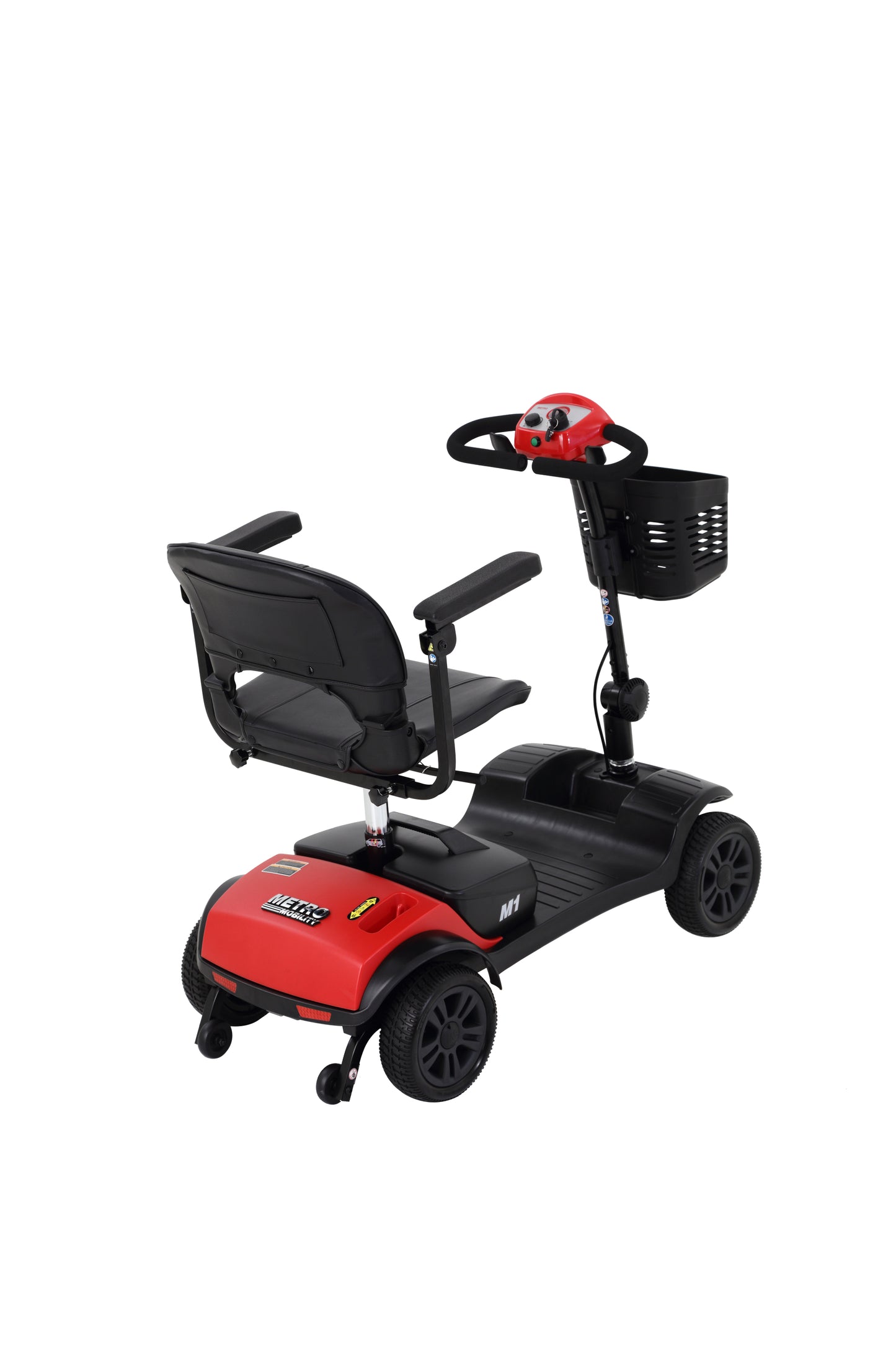 [NO LED LIGHT] Compact Mobility Scooter--Frosted Red