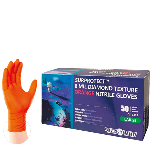 CleanSafety 50PCS disposable gloves for biodegradable ethylene inspection. Ensure the safety, hygiene, and sustainability